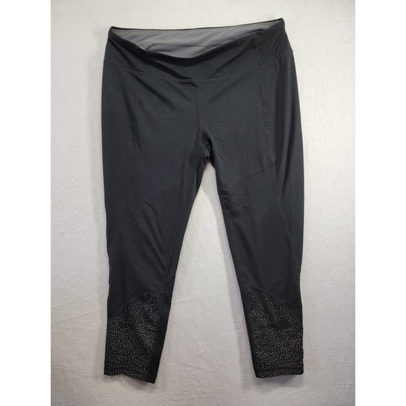 Black and Gray Tangerine Capri Athletic wear Sz M - Picture 1 of 8